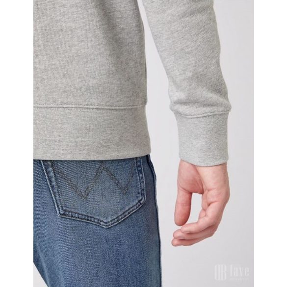 Wrangler ● Funnel Neck Zip ● szürke melange kardigán