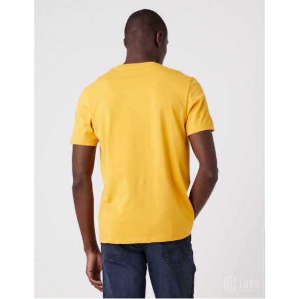 Wrangler ● Frame Logo Tee ● sárga rövid ujjú póló