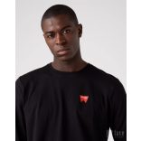 Wrangler ● LS Sign Off Tee ● fekete hosszú ujjú póló