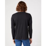 Wrangler ● LS Americana ● fekete feliratos hosszú ujjú póló