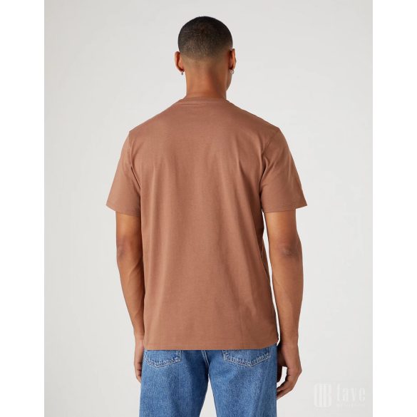 Wrangler ● Pocket Tee ● barna rövid ujjú póló