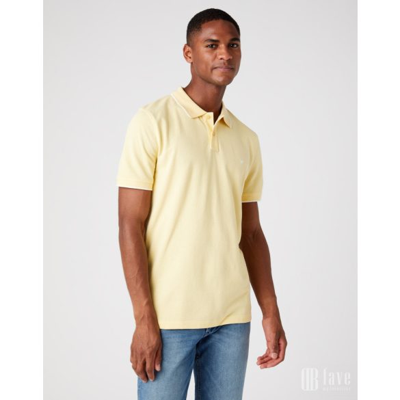 Wrangler ● Polo Shirt ● halványsárga rövid ujjú piké póló