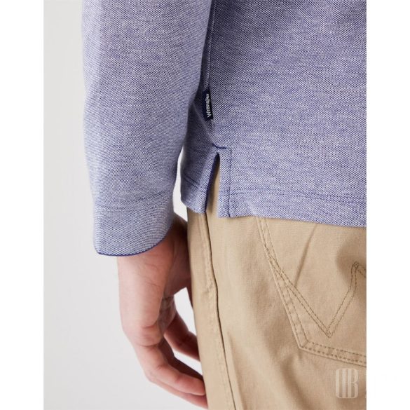 Wrangler ● LS Refined ● denimkék hosszú ujjú piké póló