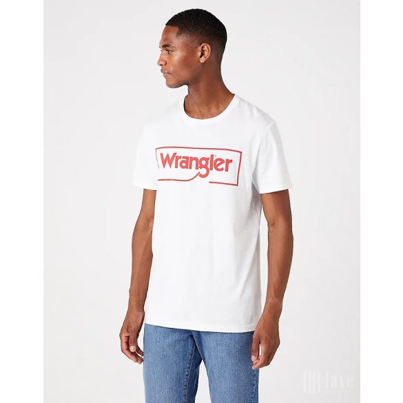 Wrangler ● Frame Logo Tee ● fehér rövid ujjú póló