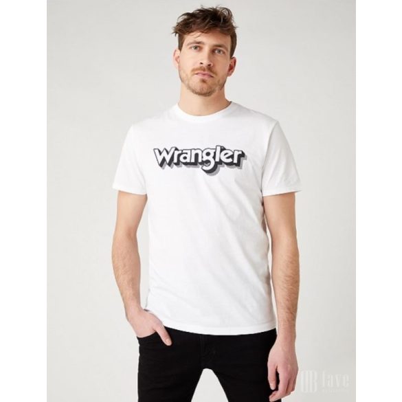 Wrangler ● SS Logo Tee ● fehér rövid ujjú póló